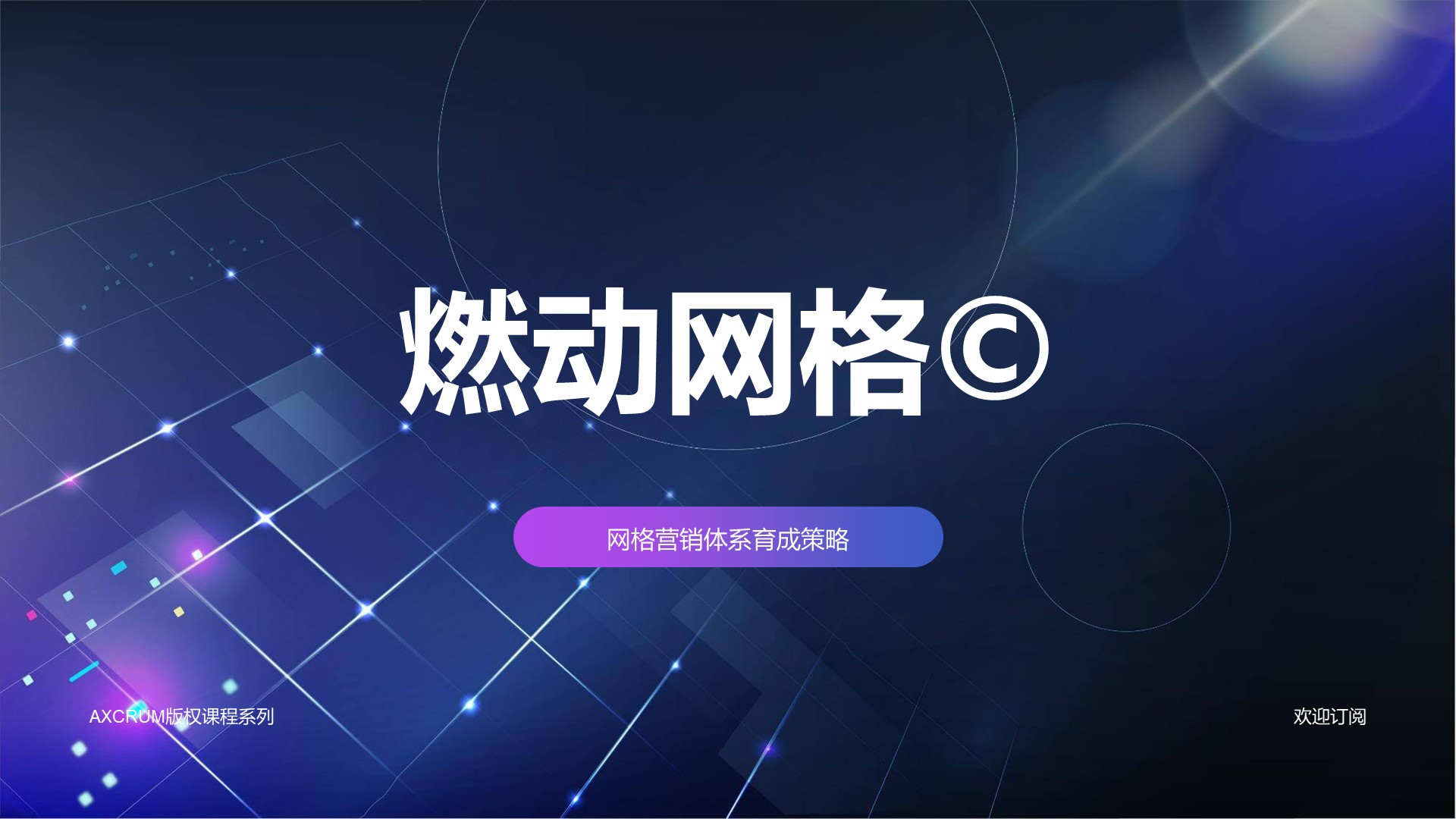燃动网格©️ — 网格营销体系育成策略